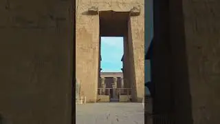 Laila and I in the Egyptian desert discovered the ruins