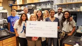 Kiel Colon Cancer Donates $1500 to Texas State University's Research Program