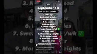 SEPTEMBER SYL HEALTH CHALLENGE! #healthchallenge