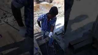 How to Girder HT cable cutting and fixing for post tensioning(stressing) of Girder