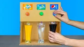 INCREÍBLE MÁQUINA PARA HACER DERRAMES DE SODA HECHA DE CARTÓN