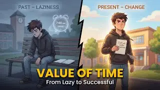 Value Of Time - From Lazy To Successful - Powerful English Speaking Practice Story