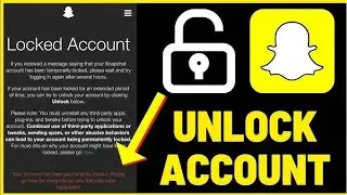How to Unlock Your Snapchat Account| Unlock Snapchat Permanently /Temporarily Locked Account 2025