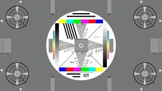 Full HD Testbild ARD neu nach Vorlage des IRT von 1956. Dolby 5 1 SUBW Test