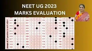 14. NEET UG 2023 MARKS EVALUATION