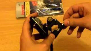Samsung Galaxy S2 with hama Mini-Stativ Handy (tripod example usage + unboxing)