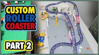 Building a Custom LEGO Roller Coaster (Part 2 video)