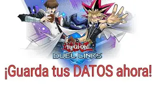 😎Como GUARDAR los datos de yu gi oh duel links y Como TRANSFERIR los datos de yu gi oh duel links.