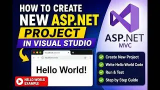 Day 1: How to create new ASP.Net project in Visual studio (with Hello World! example)