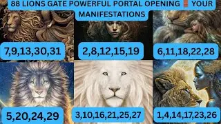 888 POWERFUL LIONS GATE PORTAL OPENING 🦁 YOUR MANIFESTATIONS♌️ CHOOSE YOUR DOB 🎨 