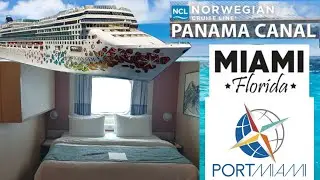 Day 1 Boarding NCL Norwegian Gem Panama Canal Cruise: Mexico, Costa Rica & Belize from Miami Florida