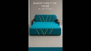 Modern Sofa Cum Bed &ndash; Stylish & Comfortable ✨#bharatfurniturehouse #shortvideo