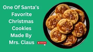 Santa Claus Sneaks A Few Bites Of A Favorite Christmas Cookie #christmascookie #christmasrecipe