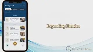 How to Export Your Entries - Legacy Journal App
