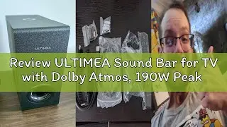 Review ULTIMEA Sound Bar for TV with Dolby Atmos, 190W Peak Power, 3D Surround Sound System for TV S