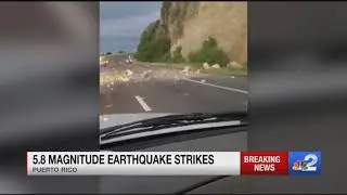 Magnitude 5.8 earthquake hits Puerto Rico