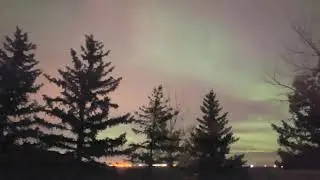 Minor #Aurora Substorm, Morning of October 28, 2025