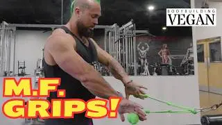 Full Shoulder Day w/ Monkey Fist Grips & TheBodyBuildingVegan @ MetroFlex Tampa