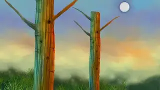 Draw a REALISTIC Tree Trunk in Minutes