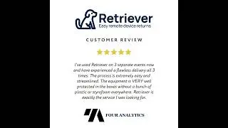 Four Analytics review of Retrievers Remote Device Return Service (Laptop Shipping Made Easy)