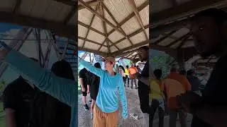 He Chickened Out! 🐔 Ziplining Fail at Toro Verde #Shorts