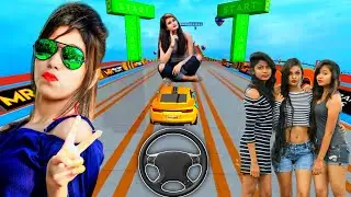 Mega Ramp Stunts _New Car Racing Games 2022 Stunts Car Video Racing