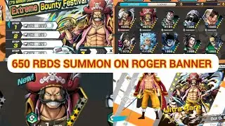 PIRATE KING BANNER RETURN || 650 RBD SUMMON ON EX ROGER &hearts; || THIS IS WHAT I GOT OPBR || BOUNTY RUSH