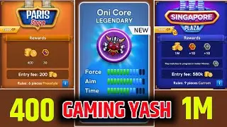 🎉 Paris To Singapore Freestyle 🔥 Onicore Legendary Striker Gameplay 🎉 Carrom Pool Gaming Yash 🎉🔥