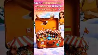Learn Spanish for Spain Travel 🇪🇸 | Introduce Yourself in Spanish | Travel Spanish Shorts