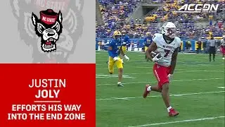 NC State's Justin Joly Efforts His Way Into The End Zone