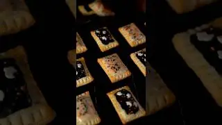 Mini SPOOKY Poptarts! Reminiscing about autumn.