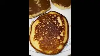 Almond flour pancake w Nutella chocolate 🍫