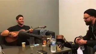 Jensen Ackles: jam session with Billy Moran and Rob Benedict