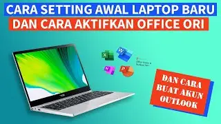 Cara setting awal laptop baru beli , JANGAN SALAH LANGKAH !!
