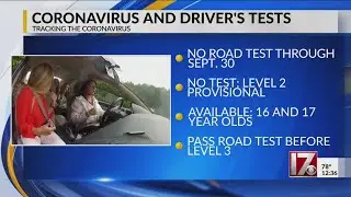 Coronavirus and the driver's test