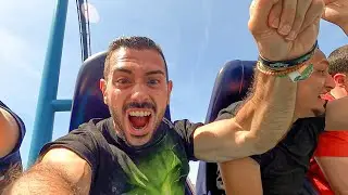 Experimento la Montaña Rusa MÁS ALTA de ORLANDO | Mako Rider Cam POV | SeaWorld Orlando