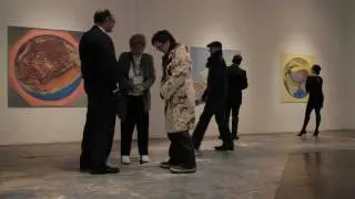 Helen and Newton Harrison at Feldman Fine Arts NYC Feb. 2011