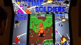 Time Soldiers Arcade Cabinet MAME Gameplay w/ Hypermarquee