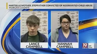 Hartselle duo convicted of aggravated child abuse | Dec. 8, 2025 | News 19 at 3 p.m.