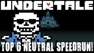 Undertale PUNCH CARD Neutral PB 1:07.2 6th in the World!