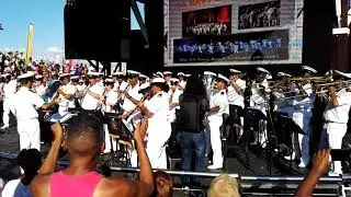 SA Navy band at Armed Forces Day 2019
