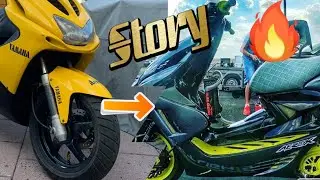Yamha Aerox Highend Custom Aufbau Story 2020 - 2Fastneonrox