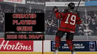 How to Create Top 2023 NHL Draft Prospects - NHL 23