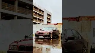 BMW E39 REDBOMJIHA ON COILOVERS MAXPEEDINGRODS #bmw #bmwe39