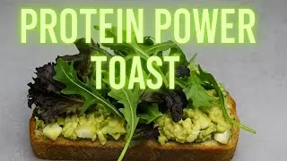 Post-Workout Energy Boost! 🥑 Egg & Avocado Healthy Toast |  Spor Sonrasi Enerji Bombasi #asmr 