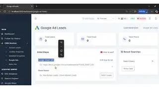Get Google Ads Leads via Google Sheets | Auto Lead Delivery System.