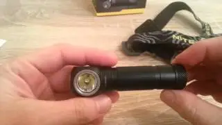 Nitecore HC 30 И на голове, и в руке, и на столе