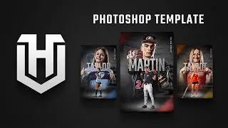 Create PRO Senior Night Sports Posters in Photoshop - PRIME DARK MODE
