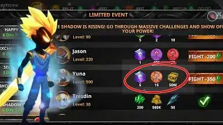 Stickman Legends Limited Event | 50 Million Coins Battle!