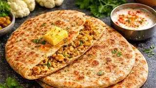 Gobhi Paratha | Indian Style Cauliflower Bread | Stuffed Bread | Stuffed Paratha Recipe